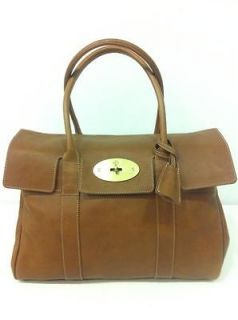 NWT Authentic Mulberry Oak Bayswater classic natural leather