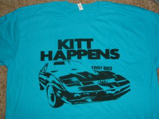 Knight Rider Kitt Happens Car David Hasselhoff Shirt