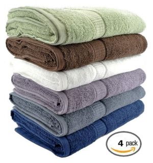 LUXURY COMBED COTTON BATH TOWELS 600 gm ULTRA SOFT & ABSORBENT 2Ply