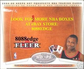 04 05 HOT PROSPECTS NBA SEALED BOX   DWYANE WADE/SHAQ AUTO PATCH 1/1