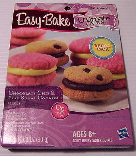 EASY BAKE Ultimate Oven Chocolate Chip & Pink Sugar Cookies Mix Refill