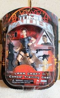 TWO Lara Croft Tomb Raider   figures combat training & Siberia gear