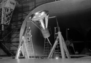 Mercury space capsule undergoing tests Mercury Program 8X12