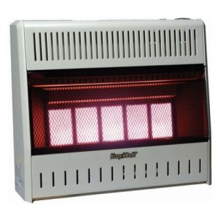 Kozy World, KWP322, 5 Plaque LP GAS Infrared Vent Free Wall Heater