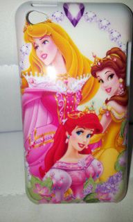 Princess Ariel with horse Hard case back side Cover for ipod touch 4