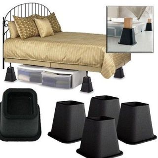 Home Collections™ 4 Pack Square Bed Risers   Create Additional