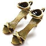 5Pcs Wholesale Lot Jewelry White Ban Point High Heel Gold Plated