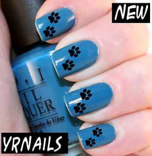 Newly listed Nail WRAPS Nail Art Water Transfers Decals   Paw Prints