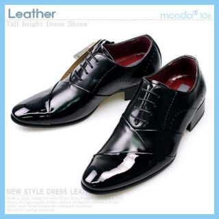 Tall Height Elevator Dress Shoes Leather Mens ds01