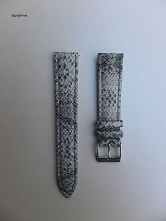 BABY PYTHON SNAKE EMBOS WATCH BAND STRAP FITS MICHELE,INVICT A,ELINI