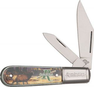 REMINGTON SMALL BARLOW POCKET KNIFE ELK VINTAGE SERIES 17623 NEW