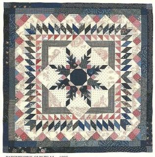 Feathered Star Medallion Wall Quilt quilting pattern instructions