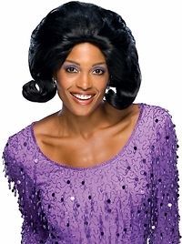 Womens Dream Girl Motown Singer Costume Wig
