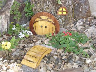 Miniature Garden Fairy, Gnome, Hobbit, Elf, Troll Door, Sunny round