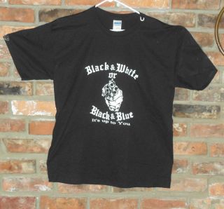 Outlaws M/C black & white or black & blue T Shirt