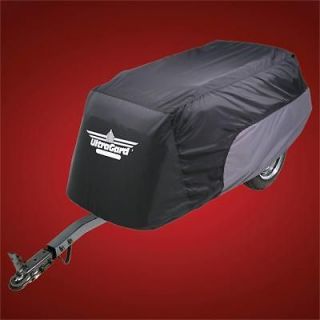 Trailer Cover   Black over Charcoal Universal Fit   Goldwing GL1800