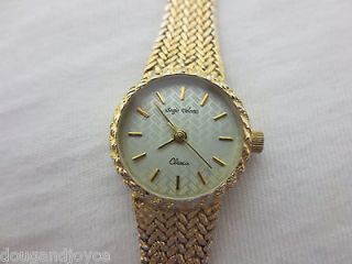 Older Omni Quartz Co Goldtone Ladies Sergio Valente Wristwatch  NOT