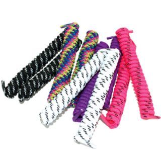 WAPROO SPIRAL CURLY SHOE LACES   Black White Red Blue Fluro Shoelaces