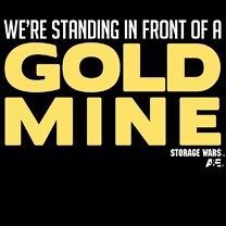 War$ TV Show Standing in Front of a Gold Mine Tee Shirt Adult S 3XL