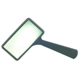 4x Magnifying Glass 4 x 2 Rectangle, Glass Size