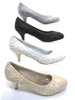 ANNE MICHELLE COURT SHOE L2249  BLACK, GREY, GOLD AND WHITE MAN MADE