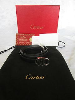 Cartier Belt Leather with spikes L5000403 Classic Double C Design on