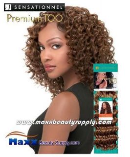 Sensationnel Premium Too Human Hair Weave   Deep Weave 12, 14