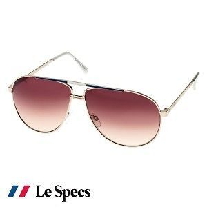 Le Specs Scarface Mens Sunglasses   Gold/Navy And White