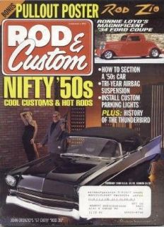 ROD & CUSTOM ~ FEBRUARY 2000 ~ SPECIAL NIFTY 50s COOL CUSTOMS & HOT