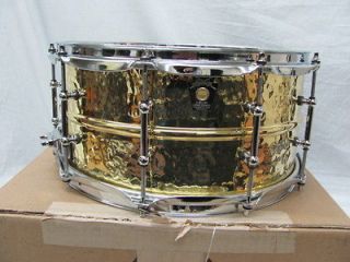 Ludwig LB422BKT 6.5 x 14 Brass Snare Drum with Tube Lugs, P85