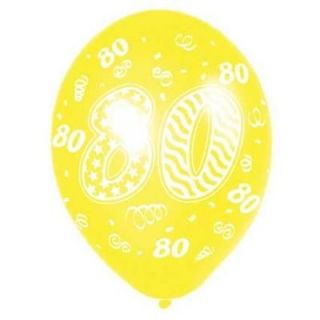 Happy 80th Birthday Balloons Party SuppliesFancy Dress