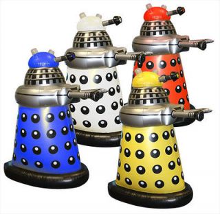 DR WHO INFLATABLE DALEK SCIENCE FICTION BLUE RED WHITE YELLOW BBC