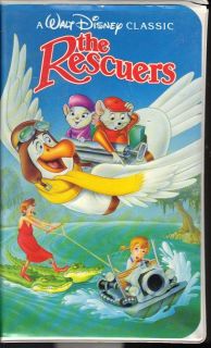 Walt Disney Classic The Rescuers (VHS, 1992) Clam Shell #1399