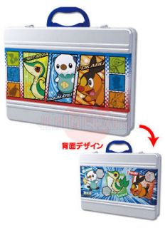 Pokemon BW Metal Brief Case SNIVY TEPIG OSHAWOTT