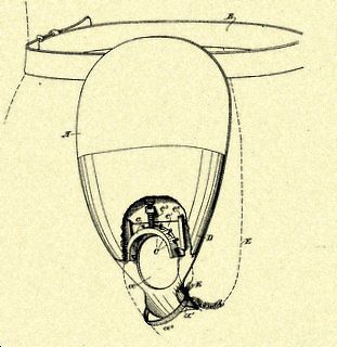 Male Chastity Belt 1897 US Patent Art Print_Q079