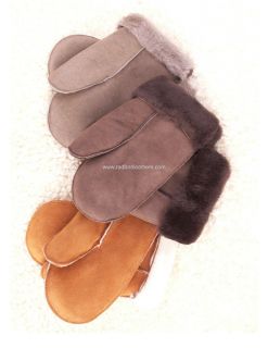 Ladies Full Genuine Sheepskin Mittens