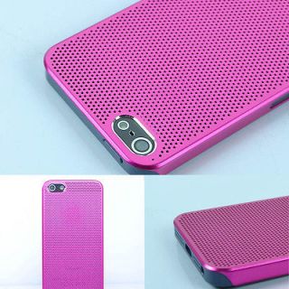 Rosered Titanium alloy Stylish Mesh Hard Case Protect Cover For iphone