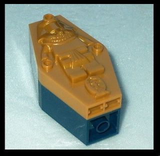 PHARAOHS QUEST Lego Egyptian Sarcophagus Gold/Blue NEW 7327 coffin