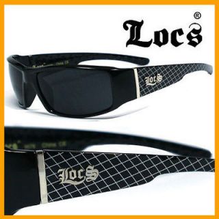 Locs Mens Sunglasses Gangster Sports   Black Net LC57