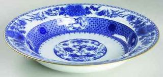 Mottahedeh IMPERIAL BLUE Large Rimmed Soup Bowl 1676205