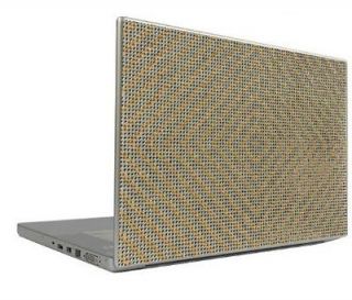 Silver on Gold 15.4 Crystal Rhinestone Bling Laptop Sheet Cover Skin