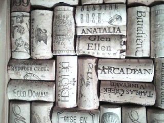 WINE LOVERS WINE CORK PICTURE HANCRAFTED. 10 3/4IN X 9 3/4IN X 1 3