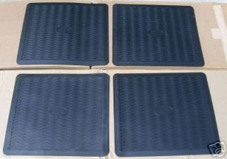 1955 1956 CHEVY BLACK FLOOR MATS NEW set of 4 (Fits Nomad)