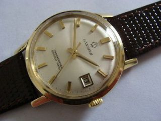 Vintage 1965 18ct gold gents Automatic Candino Chronometer swiss date