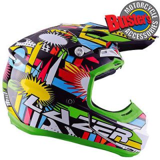 Lazer X7 Comet Motorcycle Full Face Helmet Motocross MX Enduro Quad