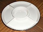 Stunning White and Silver Plated GODINGER SILVER ART CO LTD Lazy Susan