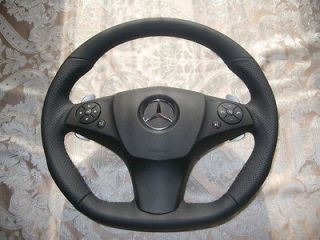 W204 C CLASS C63 AMG _____ LEATHER STEERING WHEEL  COMPLETE
