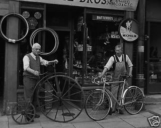  Bicycle Repair Shop in Cambridge England Penny Farthing Big Wheel