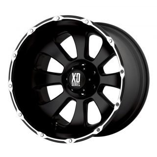 20X9 XD Armour Matte Black Wheels 6X5.5 GM 1500 / Titan / Tacoma QTY 4