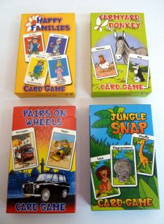 Game   Farmyard Donkey , Happy Families , Pairs on Wheels, Jungle Snap